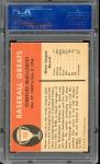 1961 Fleer Connie Mack Baseball Card PSA 8