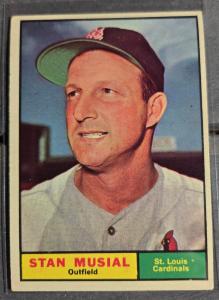 1961 Topps Stan Musial #290 Cardinals Baseball Card