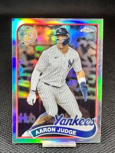 2024 Topps Chrome Aaron Judge 1989 Anniversary Card