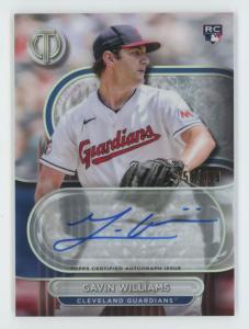 Gavin Williams 2024 Topps Tribute Auto #TA-GW
