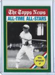 2025 Topps Heritage Tris Speaker Green Border Card