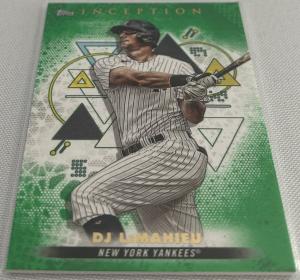 2022 Topps Inception DJ Lemahieu Yankees Green Parallel