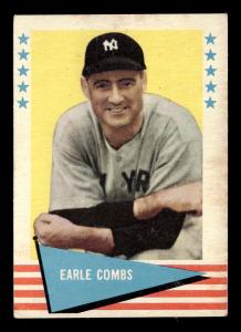 Earle Combs 1961 Fleer Baseball Card #17