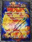 Signed Edward Vela Red Ruffing Yankees Art Card