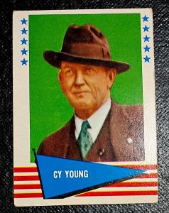 1961 Fleer Cy Young Baseball Card #153 HOF