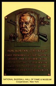 Morgan Bulkeley Cooperstown Hall of Fame Postcard