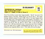 1980 SSPC Baseball Immortals Ed Delahanty Card