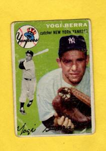 1954 Topps Yogi Berra #50 Baseball Card