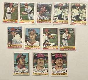 1971-1975 Topps Baseball Boston Red Sox Cards