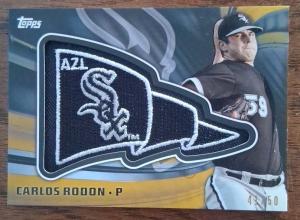2015 Topps Pro Debut Gold Patch Carlos Rodon
