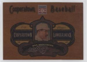 2013 Panini Lumberjacks Dan Brouthers #18 Card