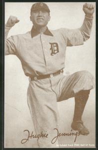 1980 Hughie Jennings Hall of Fame Exhibit Card