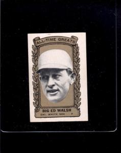 1963 Bazooka Ed Walsh Silver Sports Card