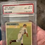 1933 Bill Dickey Rookie Card - Yankees HOF