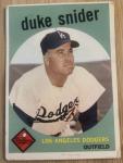 1959 Topps Duke Snider Card #20
