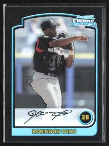 Robinson Cano 2003 Bowman Chrome Refractor Card