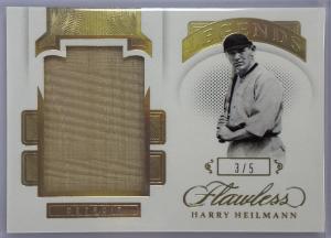2021 Panini Flawless Harry Heilmann Jumbo Card