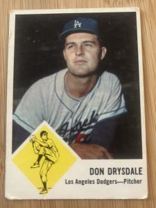 1963 Fleer Don Drysdale Baseball Card #41