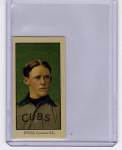 Johnny Evers Chicago Cubs T206 Centennial Card