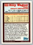1994 Topps Billy Wagner #209 Rookie Card