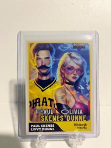 Paul Skenes/Olivia Dunne LSU Pirates Trading Card