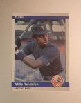 Willie Randolph 1984 Fleer #137 Yankees Card