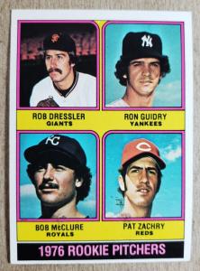 1976 Topps Ron Guidry Rookie Card #599 Yankees