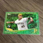 2013 Topps Gerrit Cole Rookie Emerald Foil Card