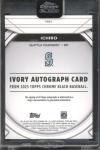 2025 Topps Chrome Black Ichiro Autograph #/25