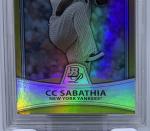 CC Sabathia 2010 Bowman Platinum Gold Refractor