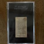 Eddie Plank 1909 E95 Philadelphia Caramel Card