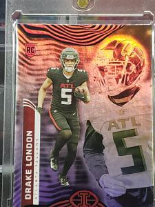 2022 Panini Illusions Drake London Rookie Card #6