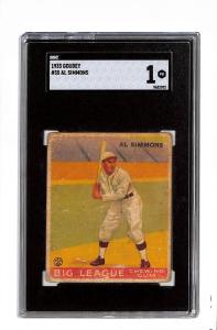 1933 Goudey AL Simmons Baseball Card #35