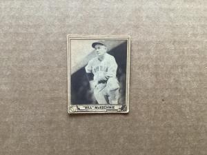 1940 Play Ball Bill McKechnie Cincinnati Reds Card