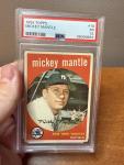 1959 Topps Mickey Mantle #10 PSA 1.5 Card