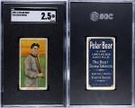 1909-11 T206 Zack Wheat HOF Polar Bear Card