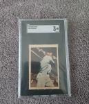 1952 Berk Ross Joe DiMaggio Baseball Card SGC 3