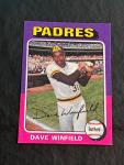 1975 Topps Dave Winfield #61 - Spot On Back
