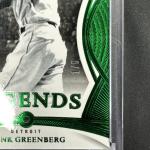 Hank Greenberg 1/5 Emerald Legends Card