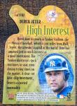 2001-02 Fleer Derek Jeter High Interest Yankees Card