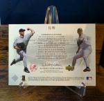 2001 Upper Deck Yankees Dual Relic Andy Pettitte Mariano Rivera