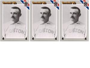 1990 Hoss Radbourne Baseball Card Lot (3)