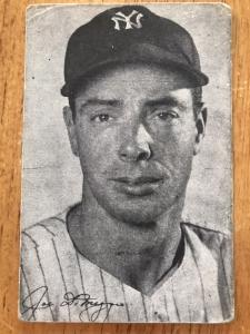1947 Bond Bread Baseball #8 Joe DiMaggio Card
