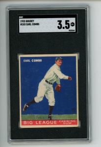 1933 Goudey Earl Combs Yankees Card #103
