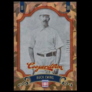 2012 Panini Cooperstown Buck Ewing Crystal Parallel