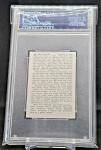 1950 Ed Delahanty Hall of Fame Card PSA NM 7