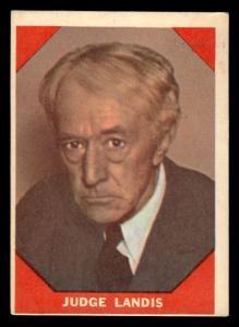 1960 Fleer Baseball Greats Kenesaw Landis Card