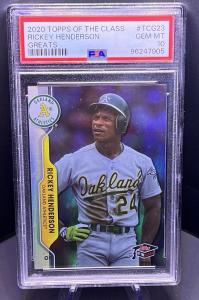 2020 Topps Rickey Henderson Rainbow Foil #TCG-23