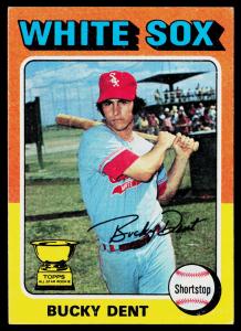 1975 Topps Bucky Dent #299 Sports Card
