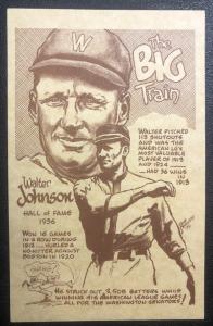 Walter Johnson 1979 Bob Parker Baseball Card